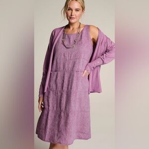 J.Jill pure linen dress and cardigan XL NWT for BOTH